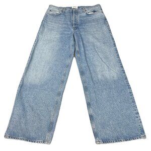 Agolde Low Slung Baggy Jeans Womens Size 30x30 Blue Wash Casual Relaxed Fit